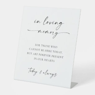 TANYA   In Loving Memory Sign for Weddings