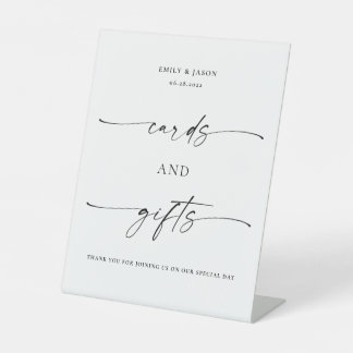 TANYA | Panneau Mariage de Pedestal Cartes et Cade