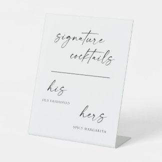 TANYA | Signe signature simple pour les boissons p