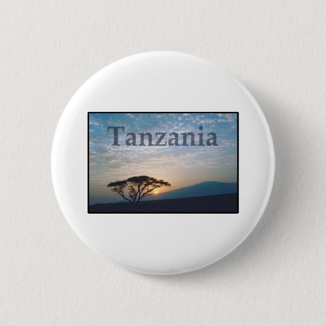 Tanzania 2 Inch Round Button (Front)