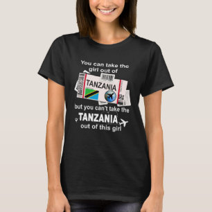 Tanzania Boarding Pass Tanzania Girl Tanzania T-Shirt