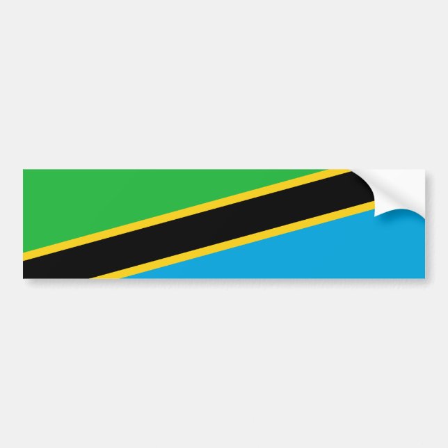Tanzania Bumper Sticker (Front)