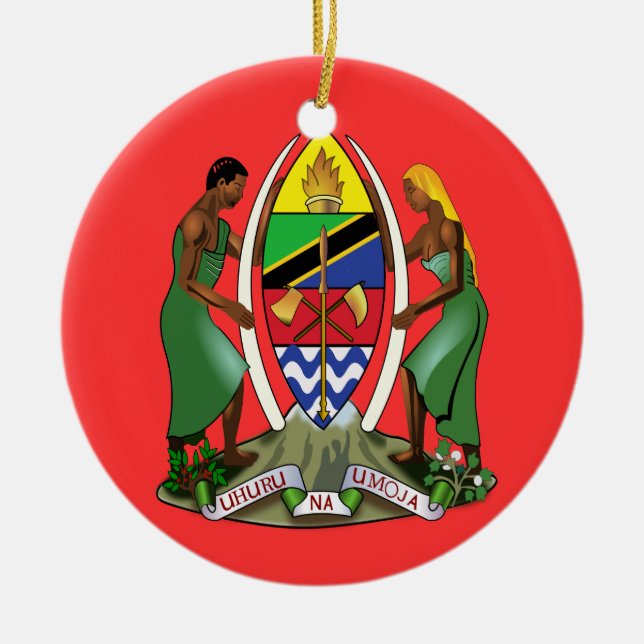 TANZANIA* CHRISTMAS ORNAMENT (Front)