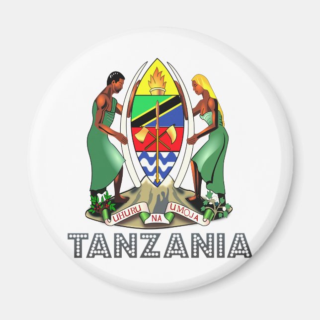 Tanzania Coat of Arms Magnet (Front)