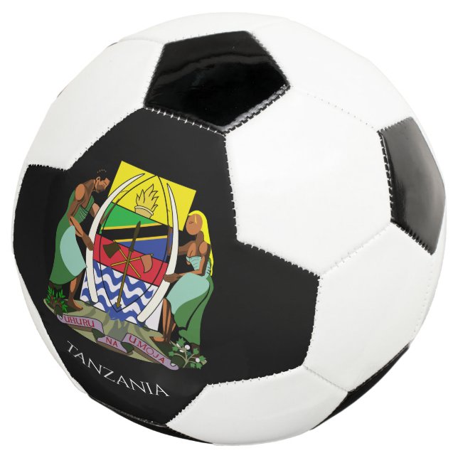 tanzania emblem soccer ball (Three Quarter)
