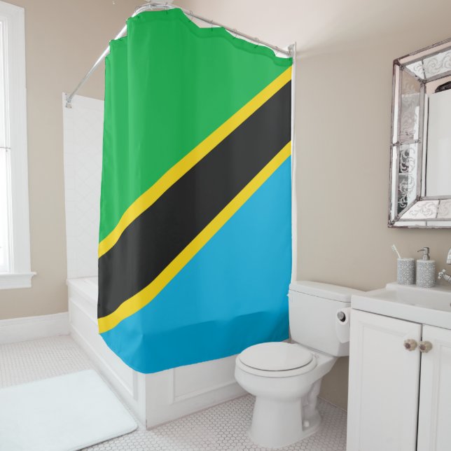 Tanzania flag (In Situ)
