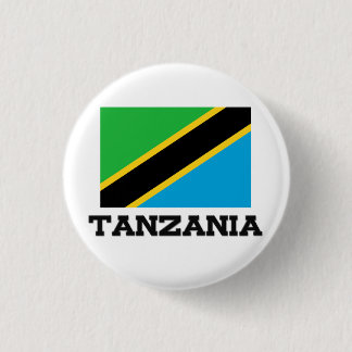 Tanzania Flag 1 Inch Round Button