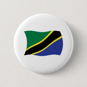 Tanzania Flag Button