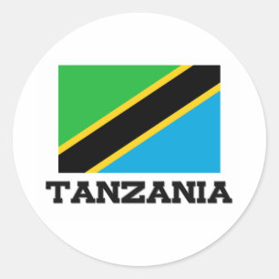 Tanzania Flag Classic Round Sticker