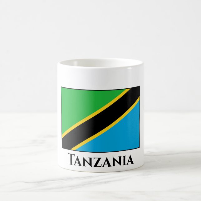 Tanzania Flag Coffee Mug (Center)