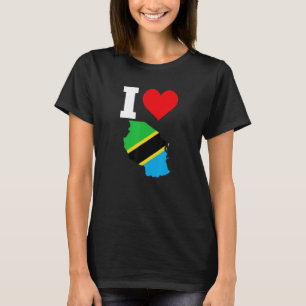 Tanzania flag for Tanzania  I Love Tanzania 1 T-Shirt