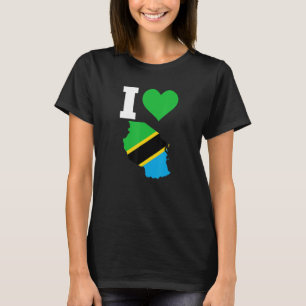 Tanzania flag for Tanzania  I Love Tanzania T-Shirt