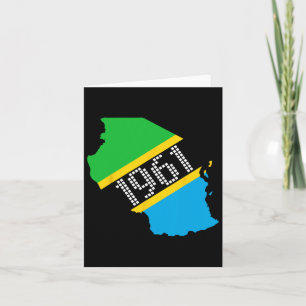 Tanzania Flag Independence Day  Card