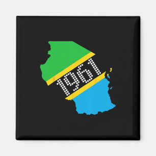 Tanzania Flag Independence Day Magnet