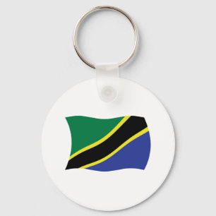 Tanzania Flag Keychain