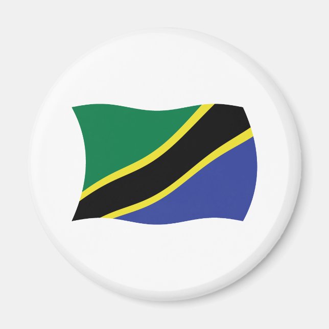 Tanzania Flag Magnet (Front)