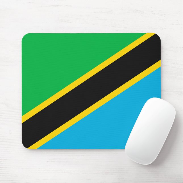 Tanzania flag mouse pad (With Mouse)
