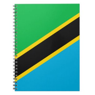Tanzania flag notebook