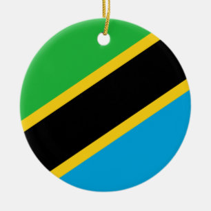Tanzania Flag Ornament