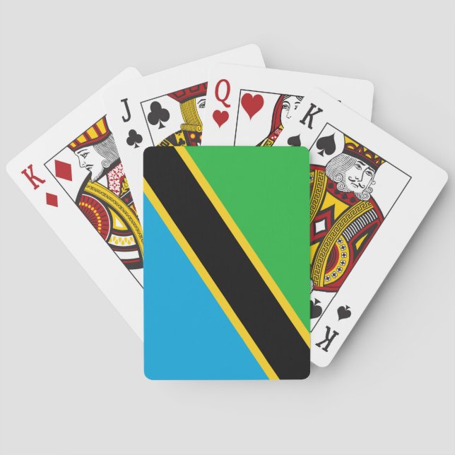 Tanzania Flag Playing Cards (Back)