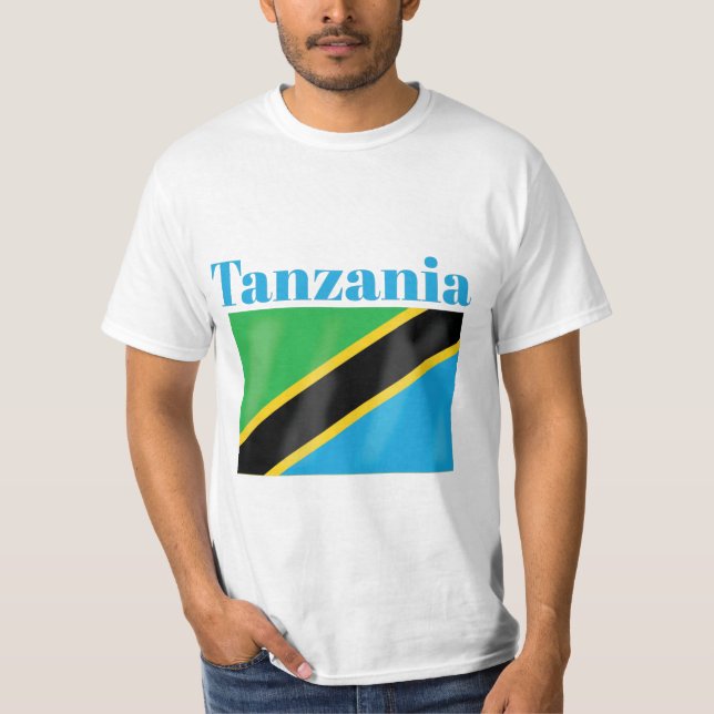 Tanzania Flag T-Shirt (Front)