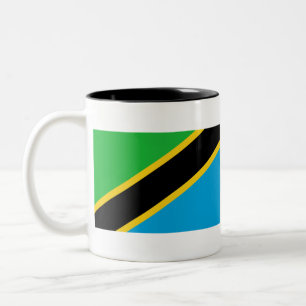 Tanzania Flag Two-Tone Coffee Mug
