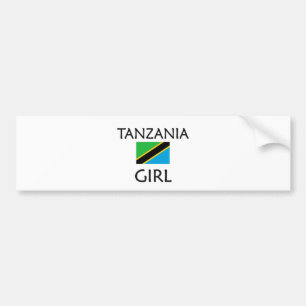 TANZANIA GIRL BUMPER STICKER