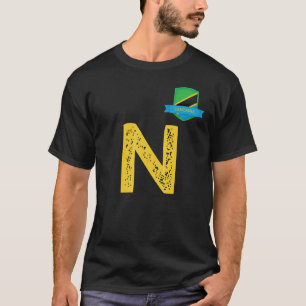 Tanzania Human-Flag Group Letter N Tanzania T-Shirt