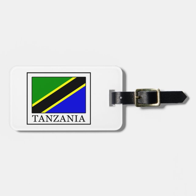 Tanzania Luggage Tag (Front Horizontal)