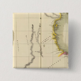 Tanzania, Mozambique 43 2 Inch Square Button