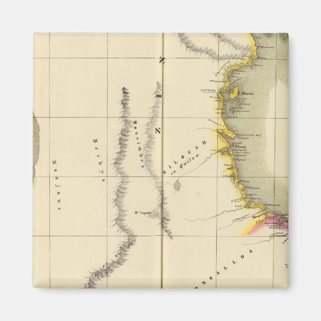 Tanzania, Mozambique 43 Magnet (Front)