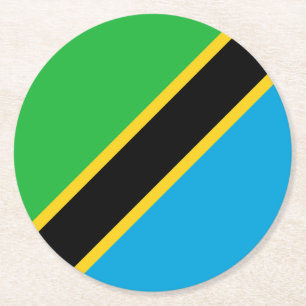 Tanzania Round Paper Coaster