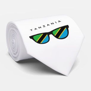 Tanzania Shades custom text & colour tie