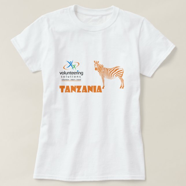 Tanzania T-shirt - Volunteering Solutions (Design Front)