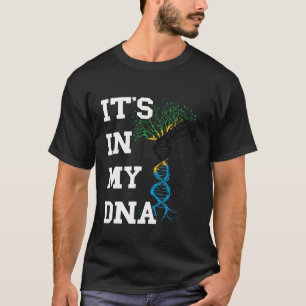 Tanzania Tree It's In My DNA Tanzanian Pride Tanza T-Shirt