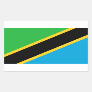 Tanzanian Flag, Flag of Tanzania Sticker