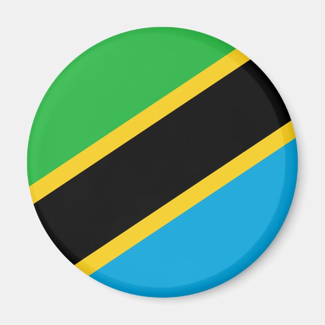 Tanzanian Flag Magnet (Front)