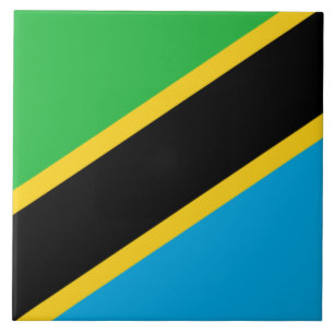 Tanzanian Flag Tile