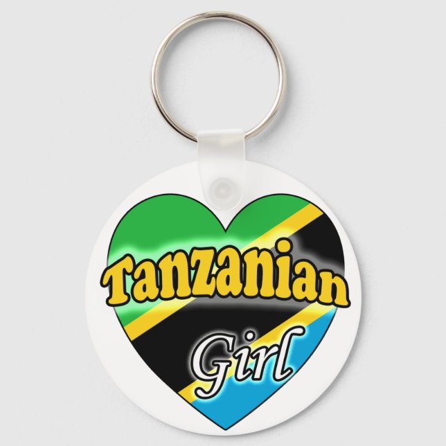 Tanzanian Girl Keychain (Front)