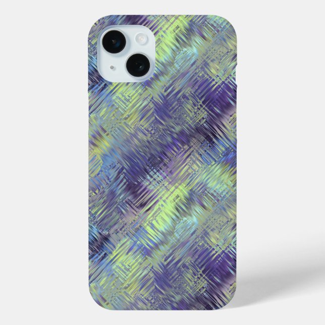 Tanzanite Blue Liquid Pattern Case-Mate iPhone Case (Back)
