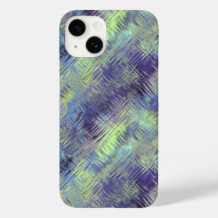 Tanzanite Blue Liquid Pattern Case-Mate iPhone 14 Case