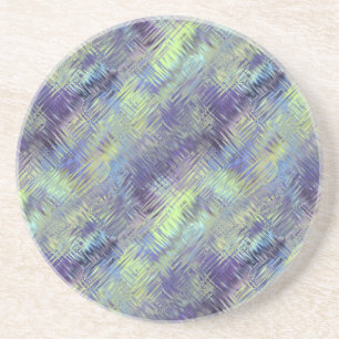 Tanzanite Blue Liquid Pattern Coaster