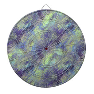 Tanzanite Blue Liquid Pattern Dartboard