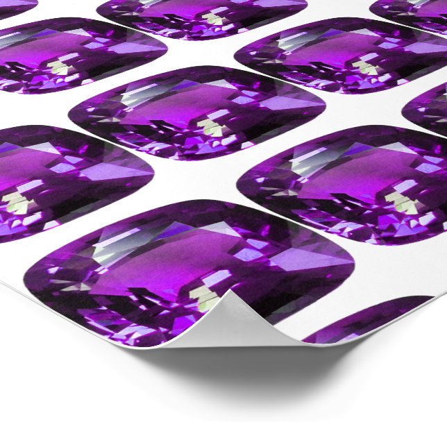 Tanzanite Gemstone Purple Poster (Corner)