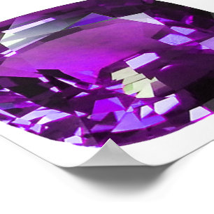 Tanzanite Gemstone Purple Poster
