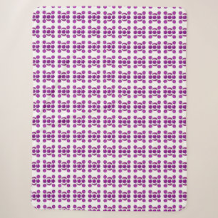 Tanzanite Gemstone Purple Sherpa Blanket