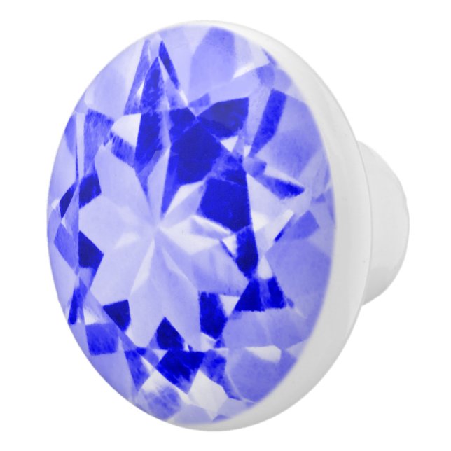 Tanzanite Illusion Ceramic Knob (Right)