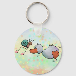 Tanzende Ente Schlüsselger Keychain