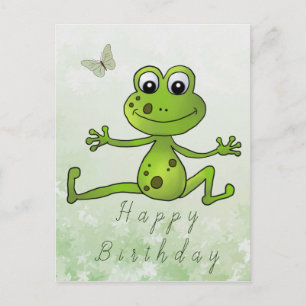 tanzender Frosch Postcard