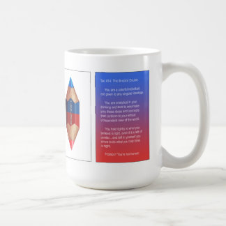 Tao #14- The Bi-colour Double Point Coffee Mug